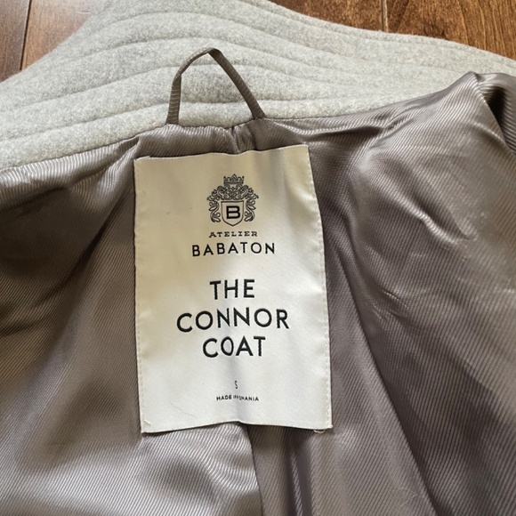Aritzia Barton Conan grey wool long coar - Picture 7 of 7